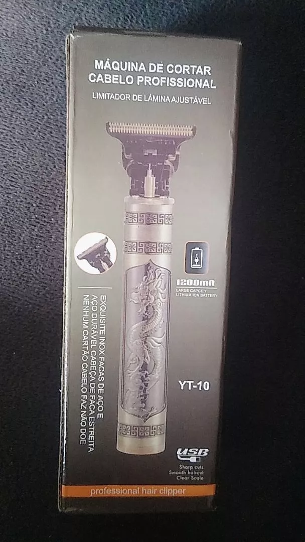 Kit Barbeador e Aparador Masculino Profissional Metal Bateria 1200mAh IZEEDGE PRO photo review