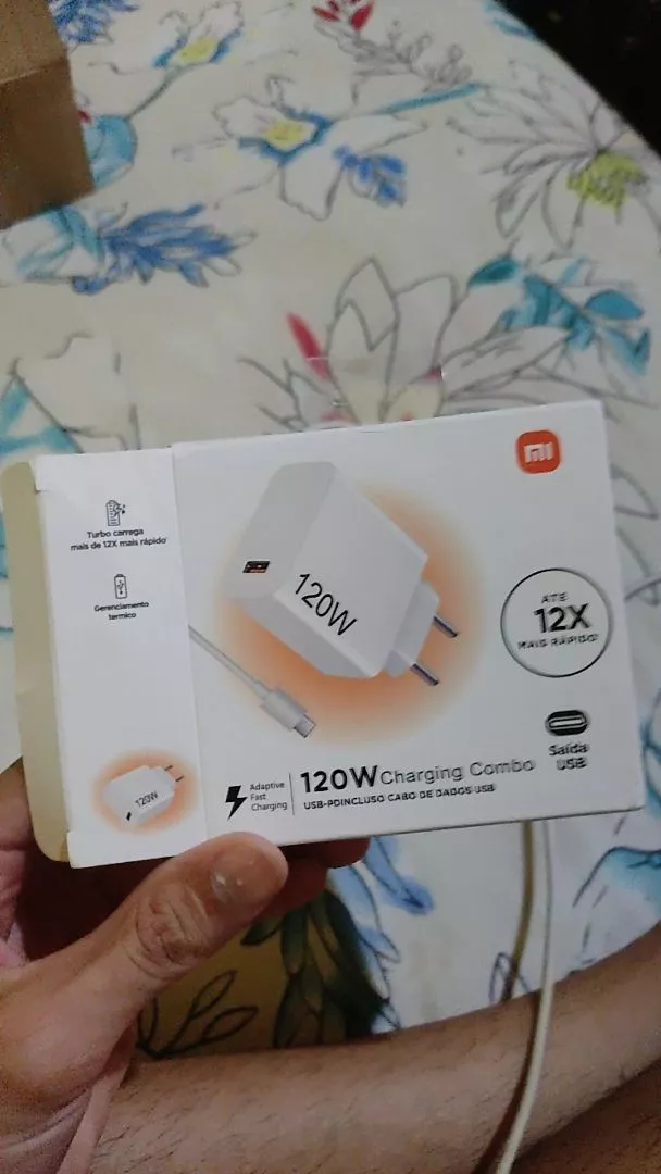 Carregador Rápido 120W USB-C Compatível Xiaomi Redmi Turbo Segurança IZEBOOST PRO photo review