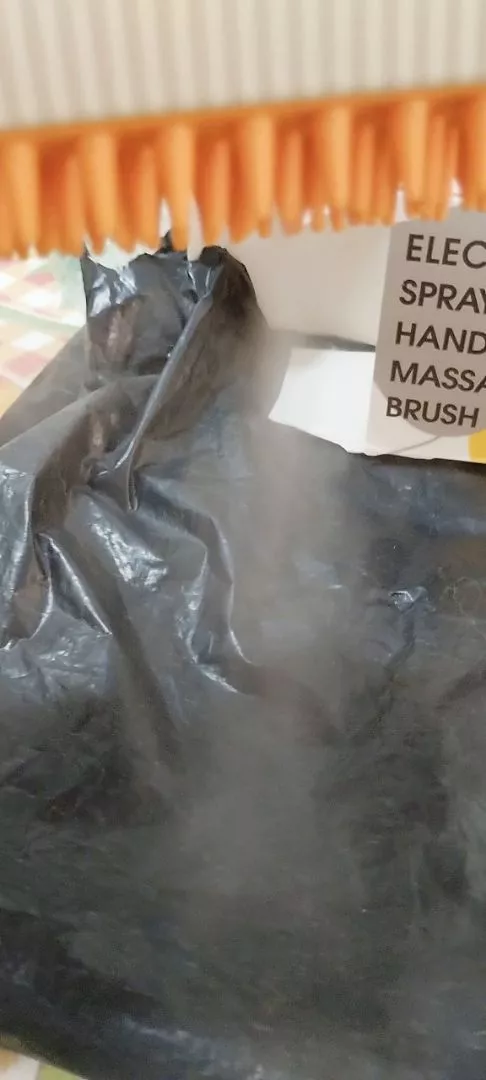 Escova a Vapor Para Gatos Remoção de Pelos Massagem Suave IZECARE PET STEAM photo review