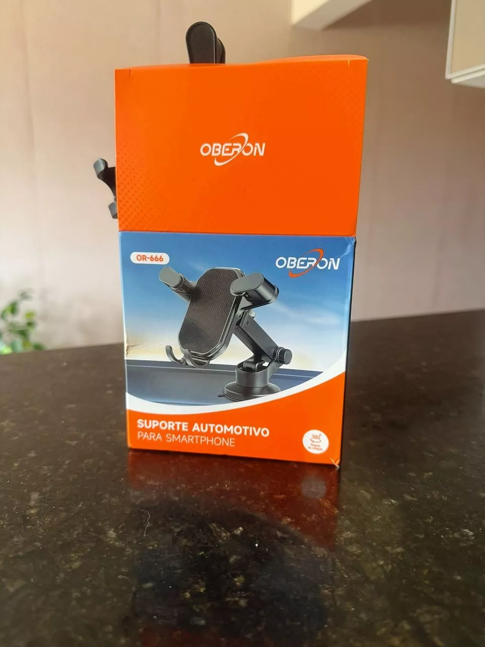 Suporte Veicular Celular 360° Giratório Universal Para Saída de Ar Preto IZEGRIP FLEX photo review