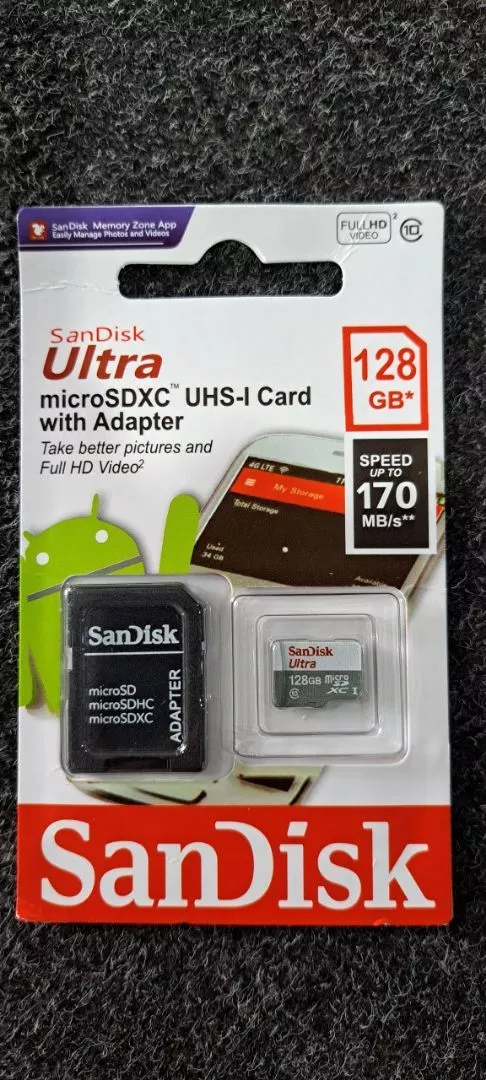 Cartão de Memória SD Ultra 128GB Velocidade 48MB/s Full HD para Celular IZEFAST PRO photo review