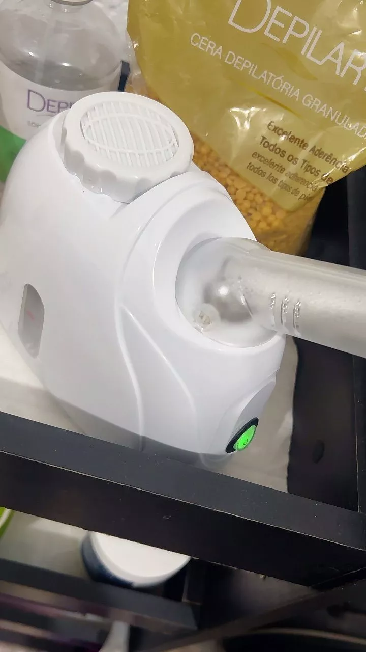 Vaporizador Facial Portátil Ozonio 110V Nano Partículas Limpeza Profunda IZEGLOW SKIN photo review