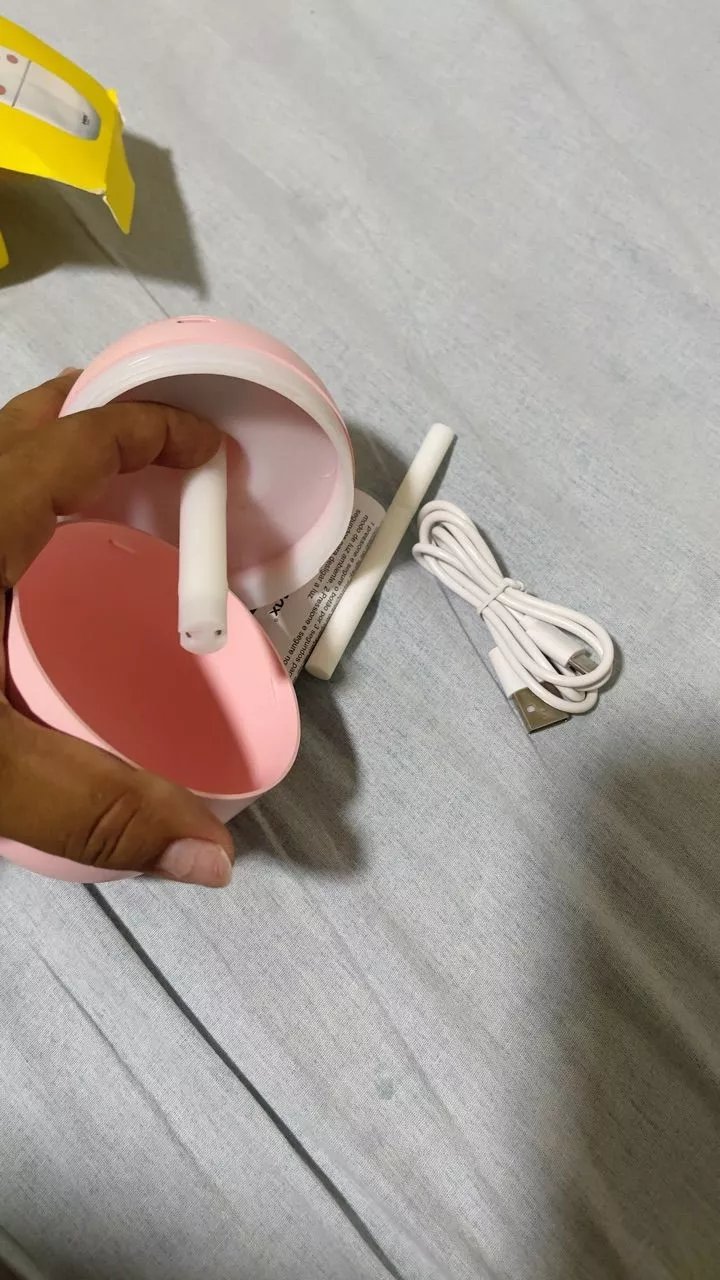 Umidificador de Ar 200ml Portátil Luz Noturna Névoa Fresca IZEMIST DREAM photo review