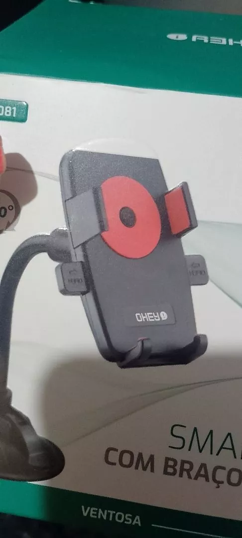 Suporte Veicular para Celular 360º Rotação Ventosa Ajustável IZEHOLD PRO photo review