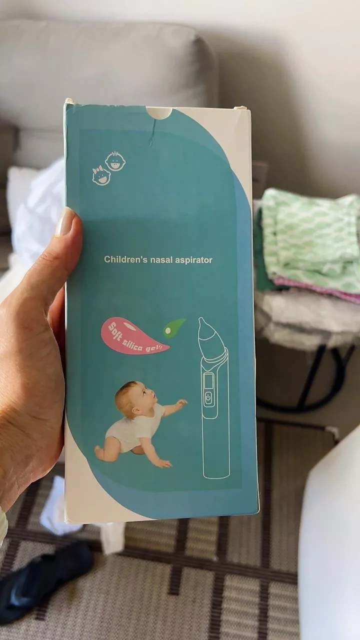 Aspirador Nasal Elétrico Recarregável Silicone Macio Portátil Ultra Silencioso IZECARE BABY photo review