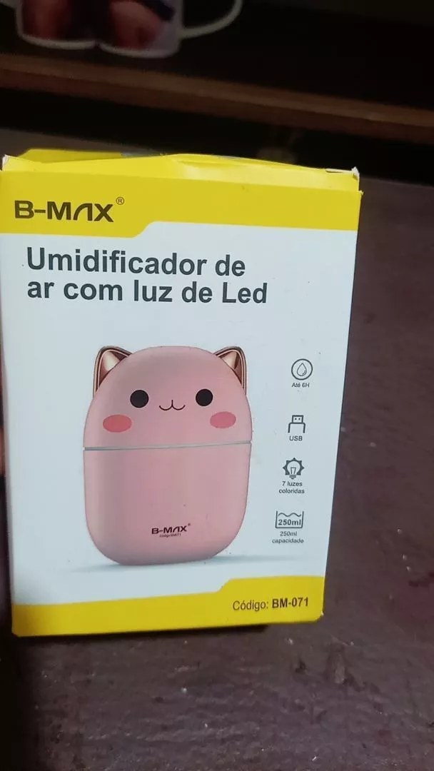 Umidificador de Ar 200ml Portátil Luz Noturna Névoa Fresca IZEMIST DREAM photo review