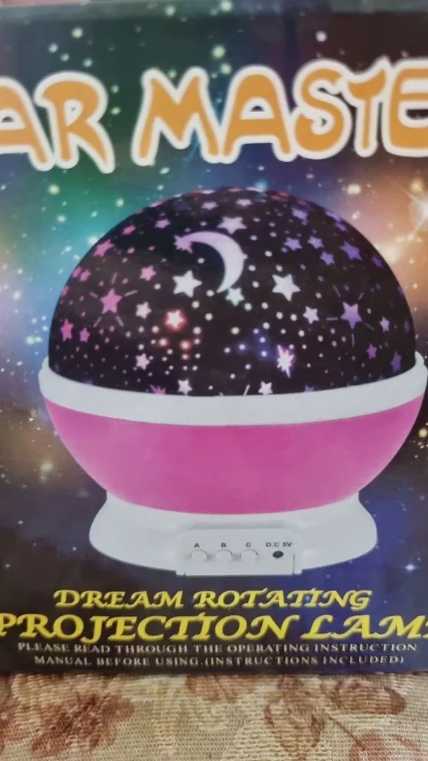Luminária Projetor Estrela LED Infantil 360º USB Pilha Decoração IZE STAR DREAM photo review