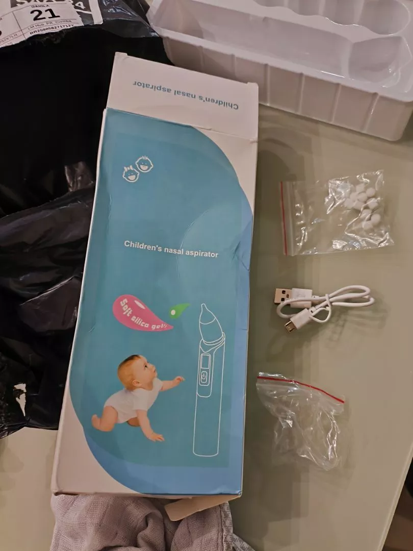 Aspirador Nasal Elétrico Recarregável Silicone Macio Portátil Ultra Silencioso IZECARE BABY photo review