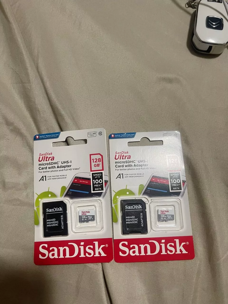 Kit 2 Cartões de Memória 128GB Ultra Para Celular, Alta Velocidade, Compatível Smartphones – IZEMEMORY DUAL PRO photo review