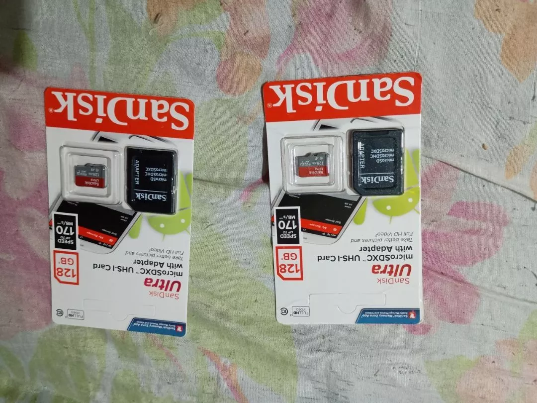 Kit 2 Cartões de Memória 128GB Ultra Para Celular, Alta Velocidade, Compatível Smartphones – IZEMEMORY DUAL PRO photo review