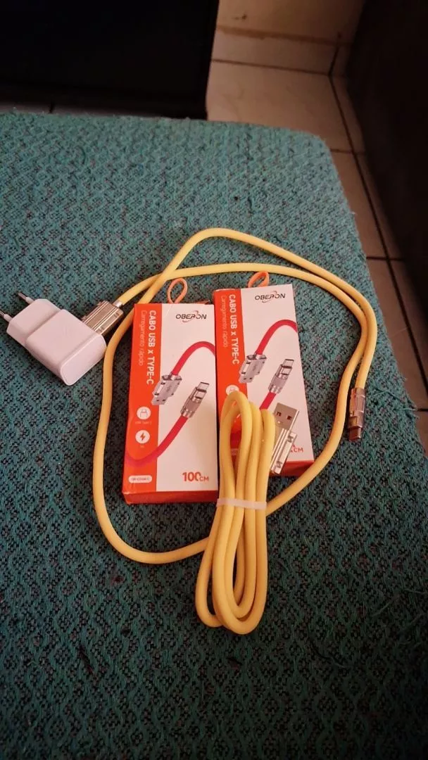 Cabo USB Tipo-C 120W Super Rápido Silicone Antidobra IZEFAST CHARGE photo review