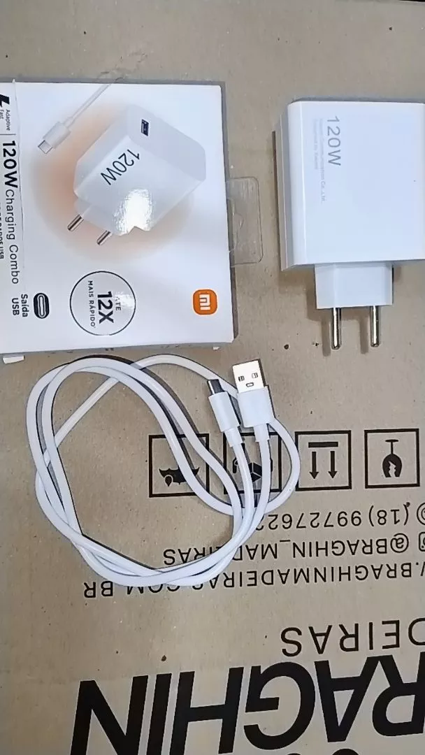 Carregador Rápido 120W USB-C Compatível Xiaomi Redmi Turbo Segurança IZEBOOST PRO photo review