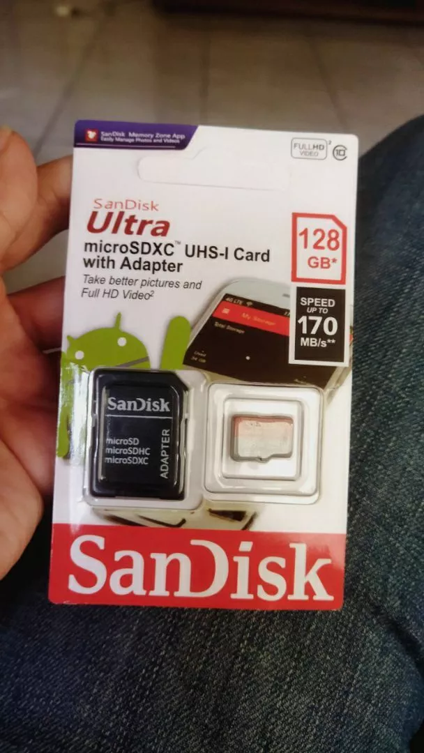 Kit 2 Cartões de Memória 128GB Ultra Para Celular, Alta Velocidade, Compatível Smartphones – IZEMEMORY DUAL PRO photo review