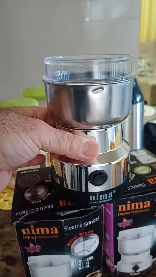 Moedor de Grãos e Café Elétrico 4 Lâminas Inox 300ml Alta Velocidade IZEGRIND PRO photo review
