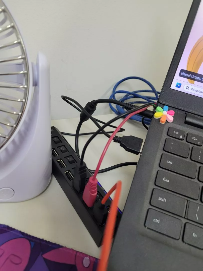 Hub USB 2.0 7 Portas LED Alta Velocidade Botão IZEHUB PRO CONNECT photo review