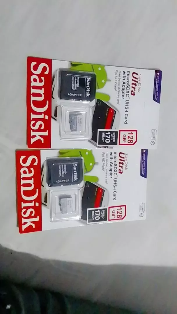 Kit 2 Cartões de Memória 128GB Ultra Para Celular, Alta Velocidade, Compatível Smartphones – IZEMEMORY DUAL PRO photo review