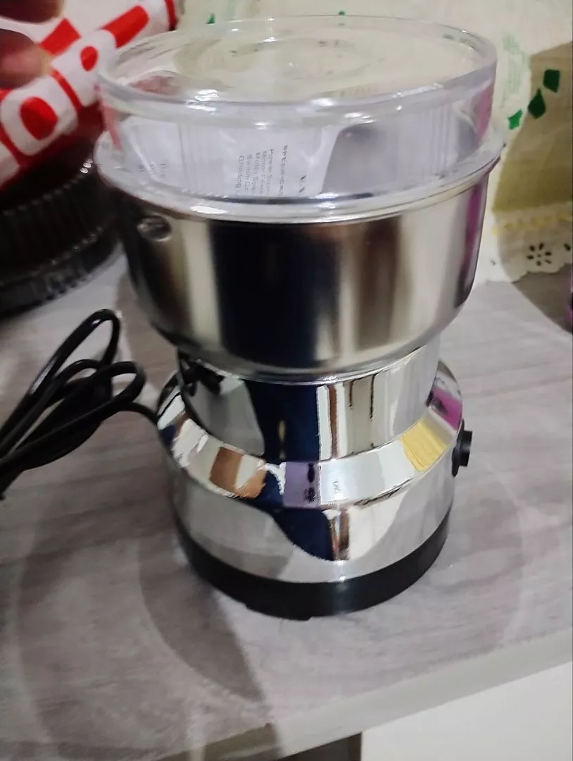 Moedor de Grãos e Café Elétrico 4 Lâminas Inox 300ml Alta Velocidade IZEGRIND PRO photo review