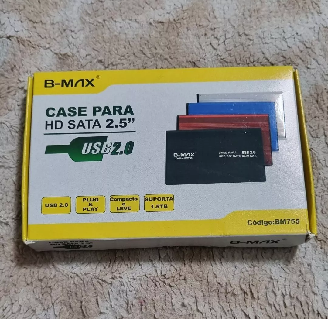 Case Externo HD 2.5 Sata USB 6Gbps Alumínio Plug and Play IZESTORAGE FLEX photo review
