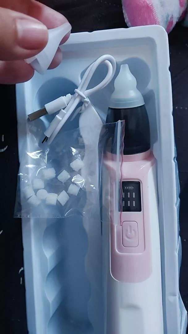 Aspirador Nasal Elétrico Recarregável Silicone Macio Portátil Ultra Silencioso IZECARE BABY photo review
