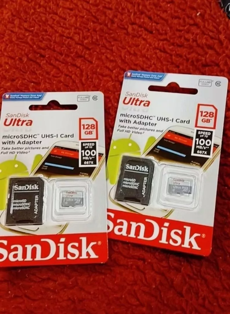 Kit 2 Cartões de Memória 128GB Ultra Para Celular, Alta Velocidade, Compatível Smartphones – IZEMEMORY DUAL PRO photo review