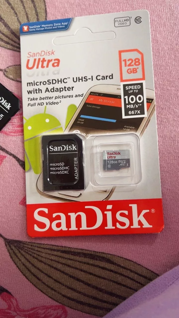 Kit 2 Cartões de Memória 128GB Ultra Para Celular, Alta Velocidade, Compatível Smartphones – IZEMEMORY DUAL PRO photo review