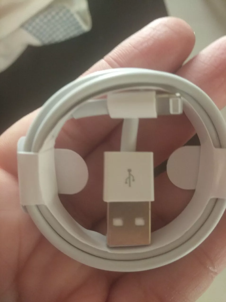Cabo USB Lightning para iPhone 1m/2m Branco, Carregamento Rápido, Compatível iPad/iPod IZEFAST SYNC photo review