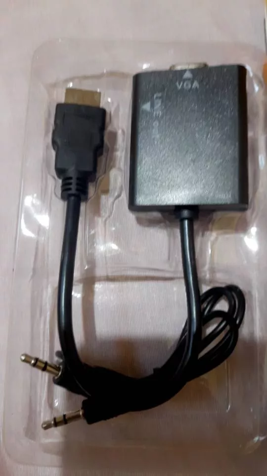 Cabo Adaptador HDMI para VGA Áudio P2 Resolução Full HD Plug&Play IZECONNECT FLEX photo review