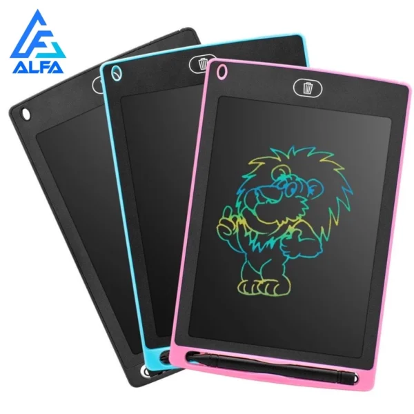 Tablet Infantil Escrita LCD 12 Polegadas Arco-Íris Reciclável IZEMAGIC KIDS