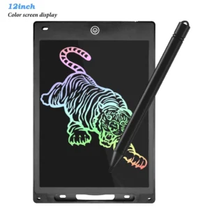Tablet Infantil Escrita LCD 12 Polegadas Arco-Íris Reciclável IZEMAGIC KIDS