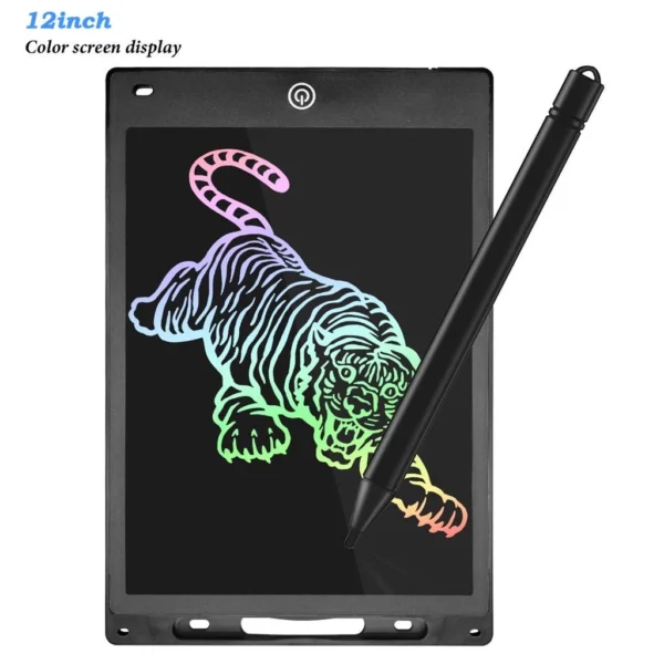 Tablet Infantil Escrita LCD 12 Polegadas Arco-Íris Reciclável IZEMAGIC KIDS
