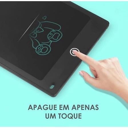 Tablet Lousa Mágica LCD 8.5 Pol ABS Proteção Ocular Apaga Fácil IZECOLOR KIDS