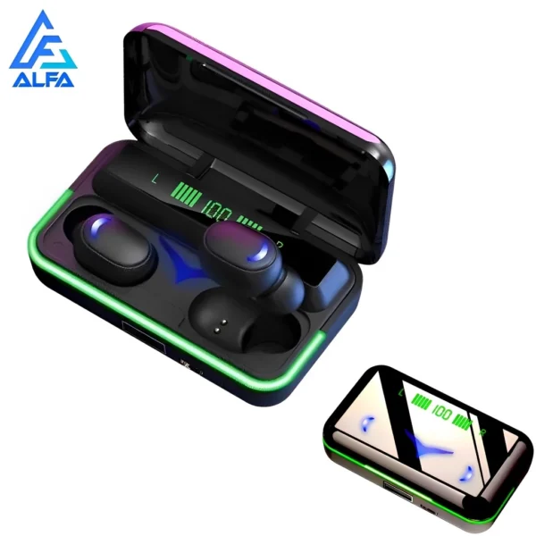 Fone de Ouvido Bluetooth 5.1 Sem Fio À Prova d'Água 2000mAh Hi-Fi IZEBASS POWER