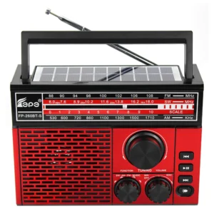 Rádio Retrô Altomex Solar Recarga USB Lanterna 3W IZERADIO POWER