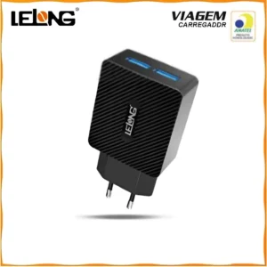 Carregador Turbo Rápido Hmaston 2 USB 3.1A Bivolt IZEFAST PRO