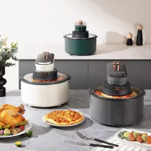 Fritadeira Air Fryer Digital 8L Sem Óleo Com Grelha IZEHEALTHY COOKER