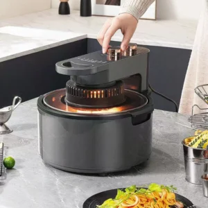 Fritadeira Air Fryer Digital 8L Sem Óleo Com Grelha IZEHEALTHY COOKER