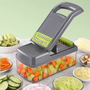 Cortador e Fatiador de Legumes 13 em 1 Aço Inox Multifunção IZEFAST CUT