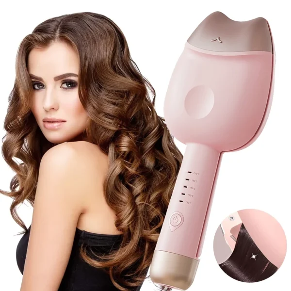Modelador de Cabelo Portátil Ondulador Gatinho 5 Níveis Temperatura Viagem IZEWAVE PRO