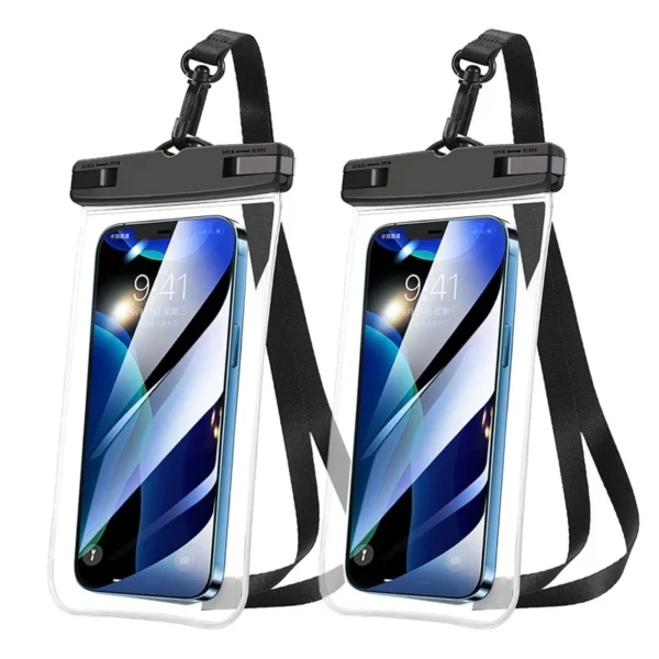 Capa Celular Universal à Prova D'Água com Cordão e PVC Resistente IZEWATER PROTECT