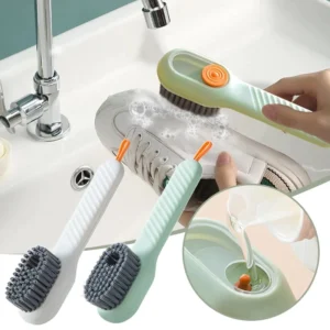 Escova Multiuso para Limpeza com Dispenser de Sabão 150ml Plástico Macio IZE SCRUBSMART