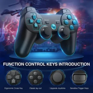 Controle Joystick Dual Shock Sem Fio Bluetooth Compatível PS3 IZEPLAY PRO