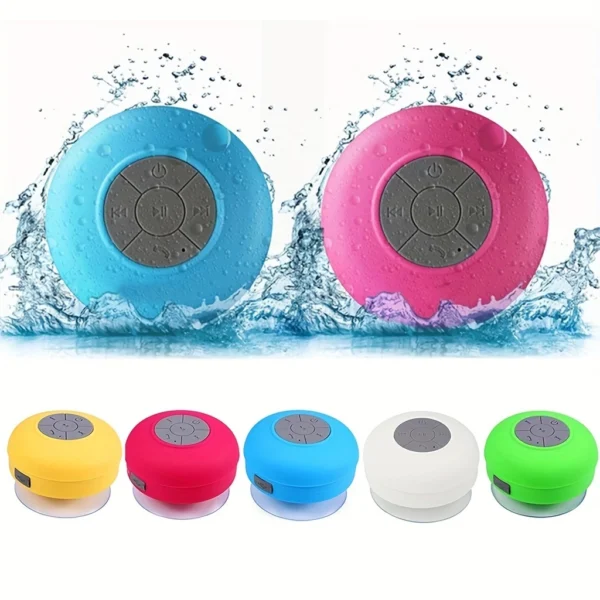 Caixa de Som Bluetooth À Prova d'Água Portátil com Ventosa IZEWAVE SOUND