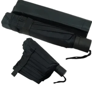 Guarda-Chuva Grande Reforçado Contra Vento Dobrável Unissex Preto IZEPOWER SHIELD