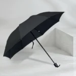 Guarda-Chuva Grande Reforçado Contra Vento Dobrável Unissex Preto IZEPOWER SHIELD