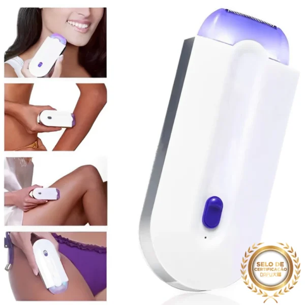 Depilador Recarregável Facial Corporal Bivolt Sem Dor IZEGLAM TOUCH