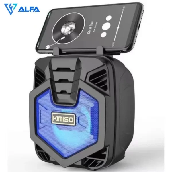 Caixa de Som Bluetooth Portátil Kimiso 5W Bateria Longa FM IZEPLAY SOUND