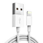 Cabo USB Lightning para iPhone 1m/2m Branco, Carregamento Rápido, Compatível iPad/iPod IZEFAST SYNC