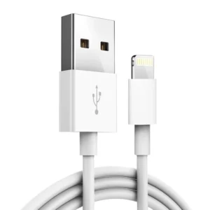 Cabo USB Lightning para iPhone 1m/2m Branco, Carregamento Rápido, Compatível iPad/iPod IZEFAST SYNC