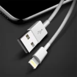 Cabo USB Lightning para iPhone 1m/2m Branco, Carregamento Rápido, Compatível iPad/iPod IZEFAST SYNC