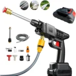 Lavadora de Alta Pressão Portátil 1000W Sem Fio para Carros e Jardins IZEJET POWER PRO